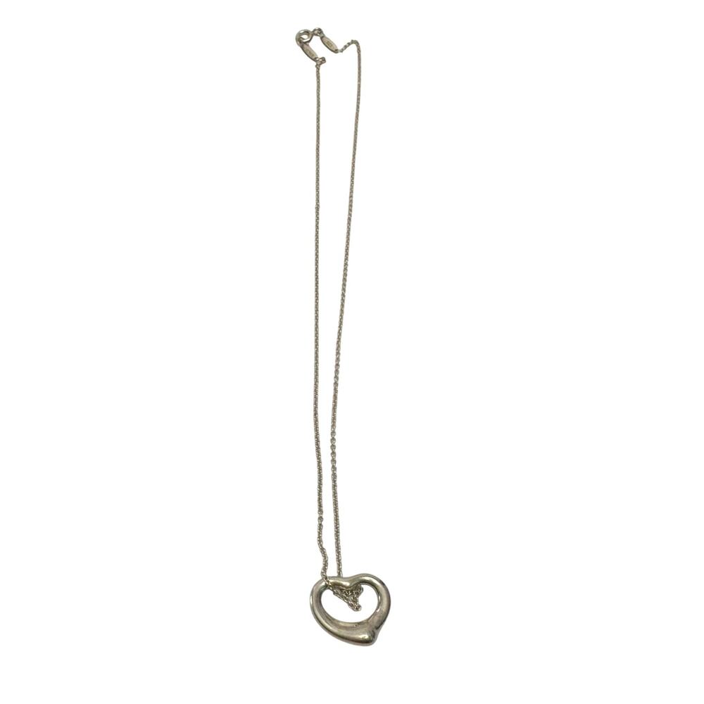 Tiffany & Co. Elsa Peretti Small Open Heart Necklace - Picture 6 of 12